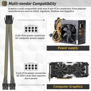 PCIE SPLITTER 8PIN->2*8PIN