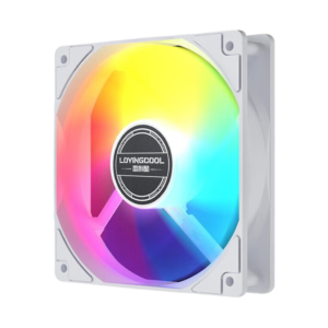 White ARGB Fan PK-120W