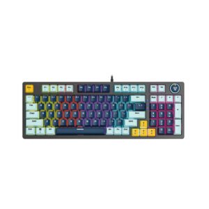 FANTECH MIZU EDITION MK890V2 - ATOM96, PRO WIRED MECHANICAL KEYBOARD WITH RGB LIGHTING NAVY BLUE